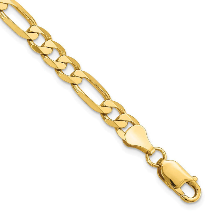 Gold 6mm Figaro Chain, 7" - Chain - Design Jewellers Edmonton