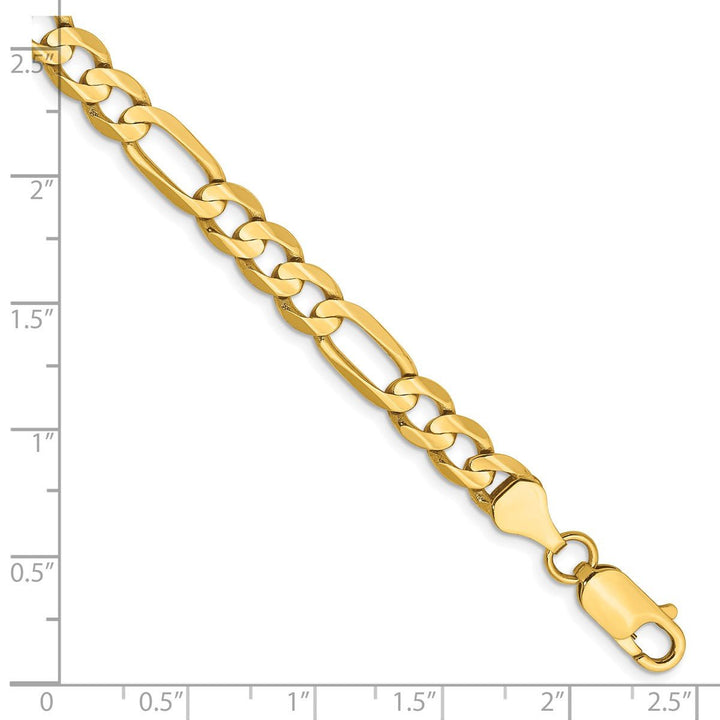 Gold 6mm Figaro Chain, 8" - Chain - Design Jewellers Edmonton