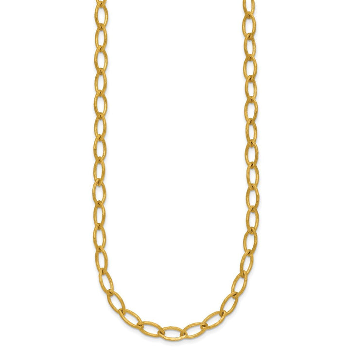 Gold 6mm Link, Other Necklace, 18" - Necklace - Design Jewellers Edmonton