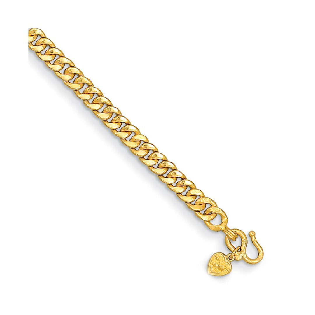 Gold 7.2mm Curb Chain