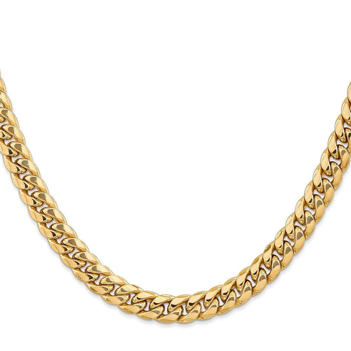 Gold 7.3mm Cuban Chain, 22" - Chain - Design Jewellers Edmonton