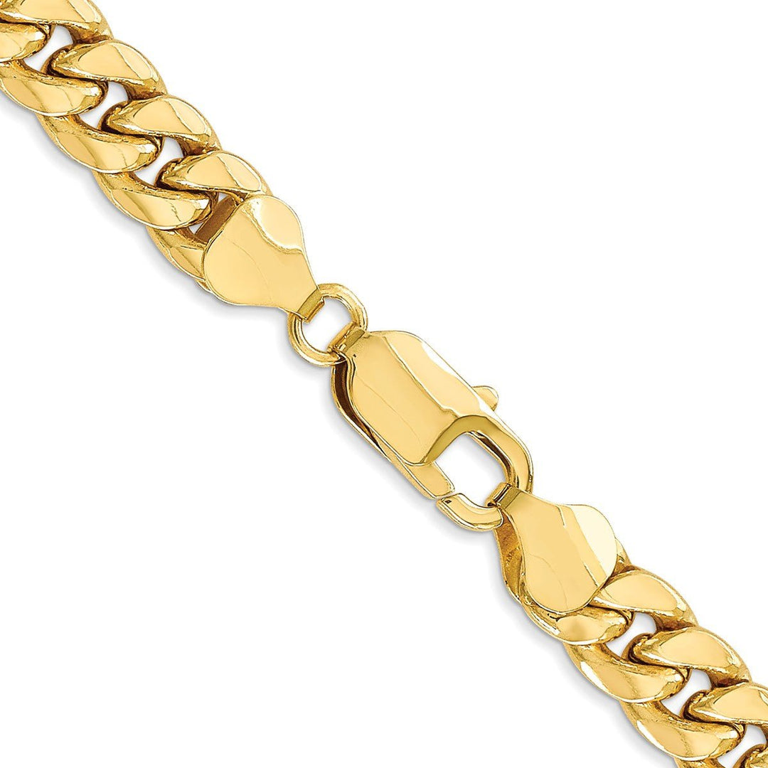 Gold 7.3mm Cuban Chain, 26