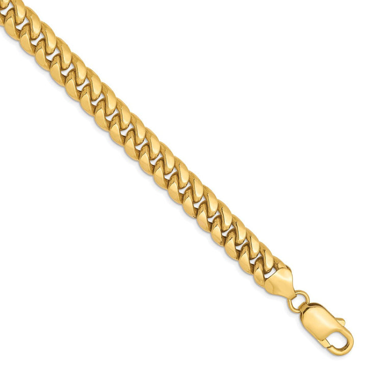 Gold 7.3mm Cuban Chain, 8" - Chain - Design Jewellers Edmonton