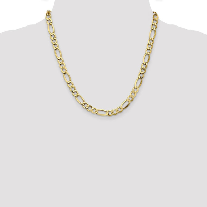 Gold 7.3mm Figaro Chain, 20" - Chain - Design Jewellers Edmonton