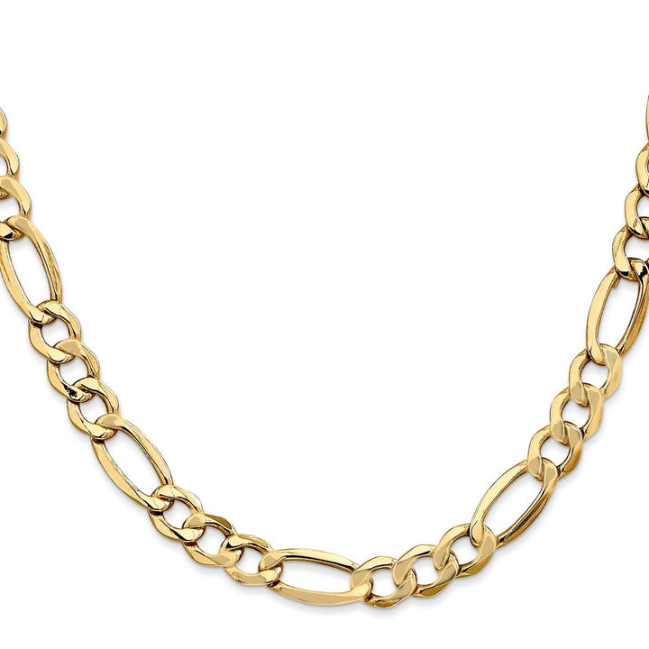 Gold 7.3mm Figaro Chain, 22" - Chain - Design Jewellers Edmonton