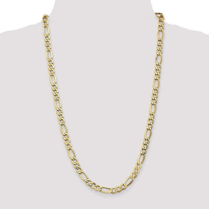 Gold 7.3mm Figaro Chain, 24" - Chain - Design Jewellers Edmonton