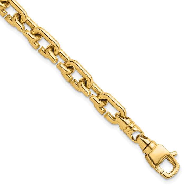 Gold 7.4mm Cable Bracelet, 8" - Bracelet - Design Jewellers Edmonton