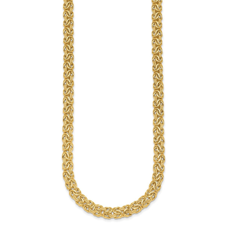 Gold 7.5mm Byzantine Necklace, 16.5" - Necklace - Design Jewellers Edmonton