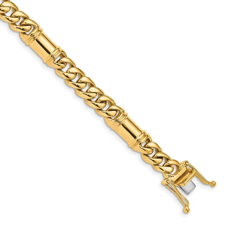 Gold 7.5mm Fancy Bracelet, 1" - Bracelet - Design Jewellers Edmonton