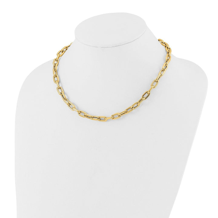 Gold 7.5mm Link, Other Necklace, 18" - Necklace - Design Jewellers Edmonton