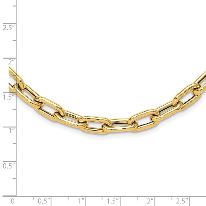 Gold 7.5mm Link, Other Necklace, 18" - Necklace - Design Jewellers Edmonton