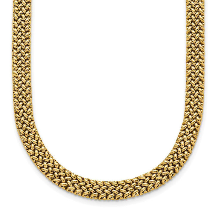 Gold 7.5mm Omega Necklace, 16" - Necklace - Design Jewellers Edmonton