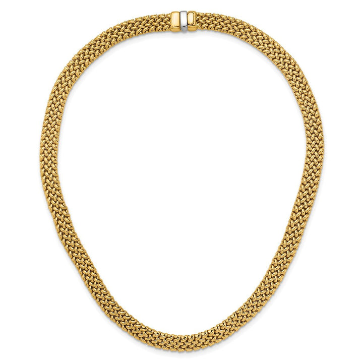 Gold 7.5mm Omega Necklace, 16" - Necklace - Design Jewellers Edmonton