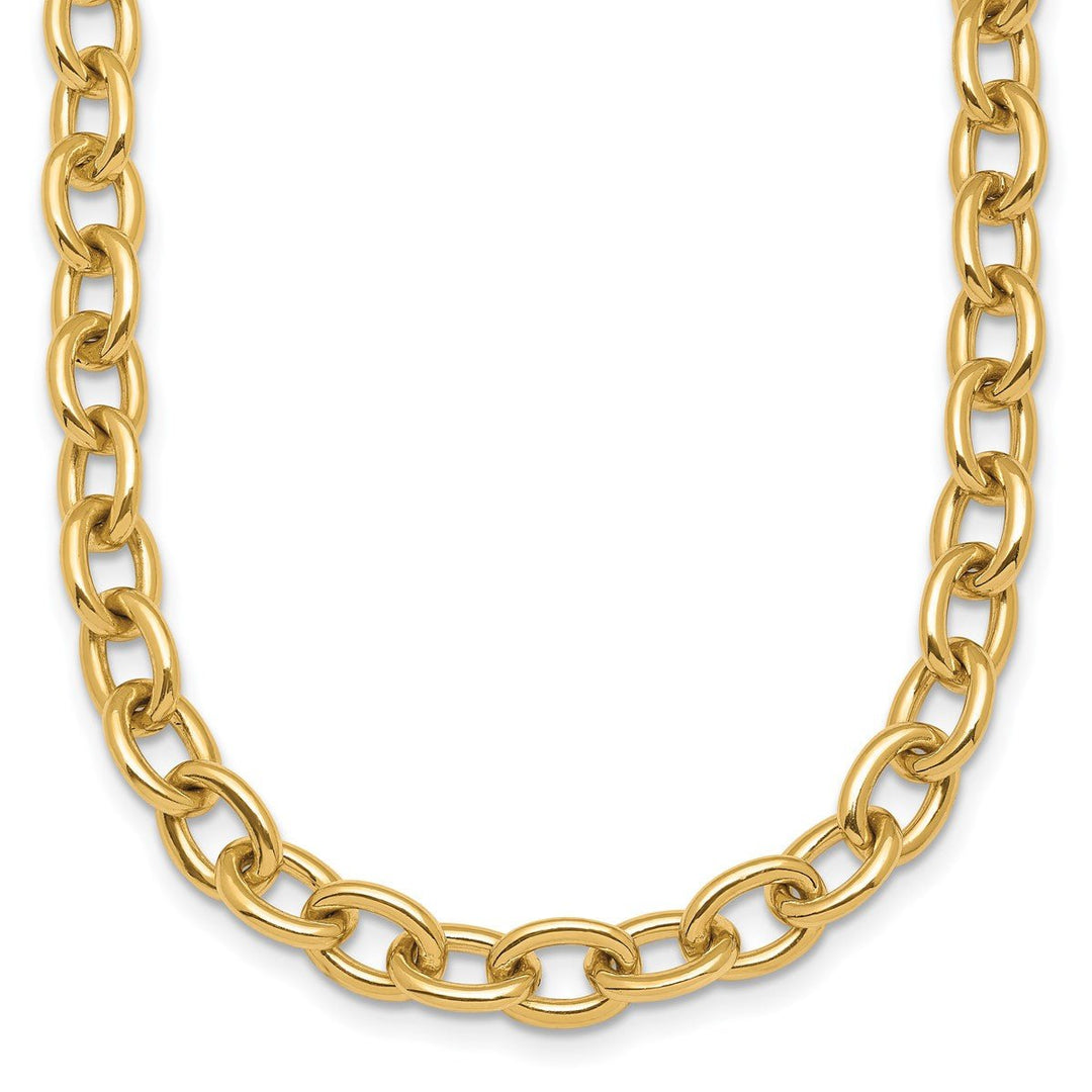 Gold 7.7mm Open Link Chain