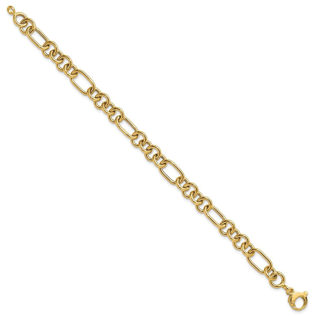 Gold 7.9mm Link, Other Bracelet, 7.75