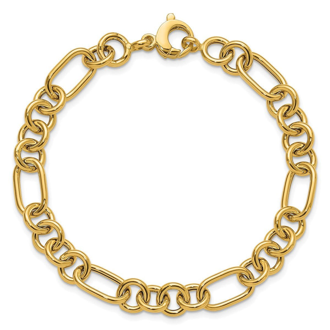 Gold 7.9mm Link, Other Bracelet, 7.75