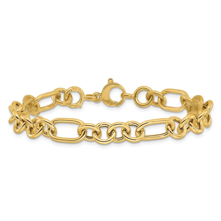Gold 7.9mm Link, Other Bracelet, 7.75" - Bracelet - Design Jewellers Edmonton