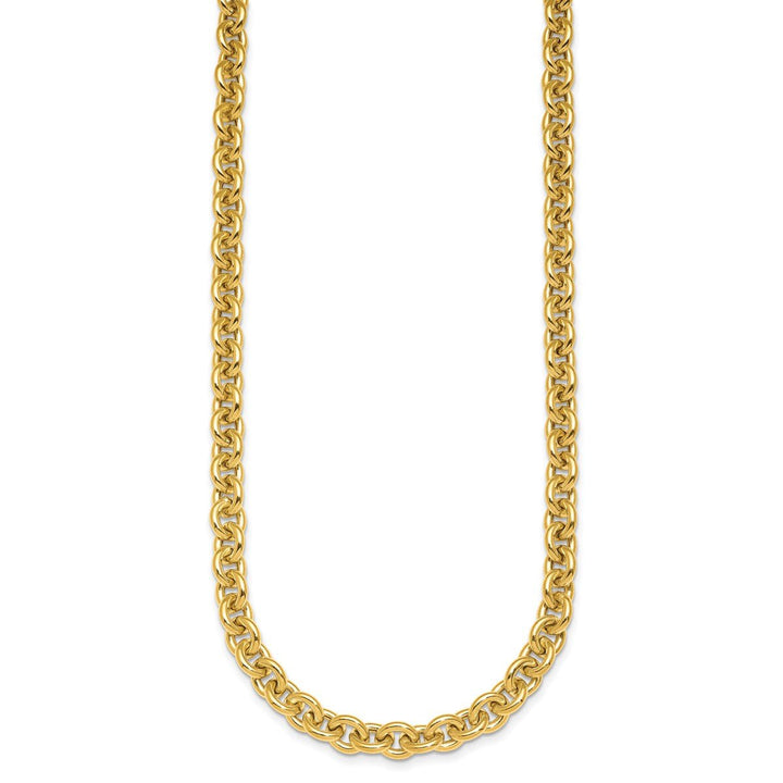 Gold 7mm Cable Necklace, 18" - Necklace - Design Jewellers Edmonton