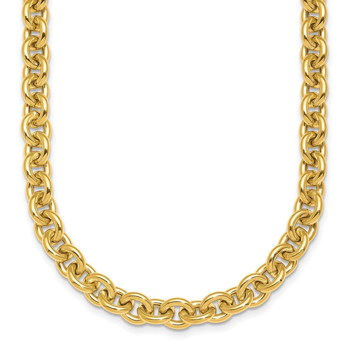 Gold 7mm Cable Necklace, 18" - Necklace - Design Jewellers Edmonton