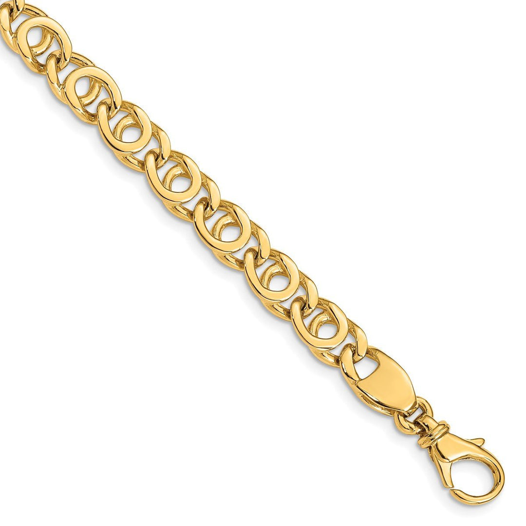 Gold 7mm Fancy Necklaces, 18"