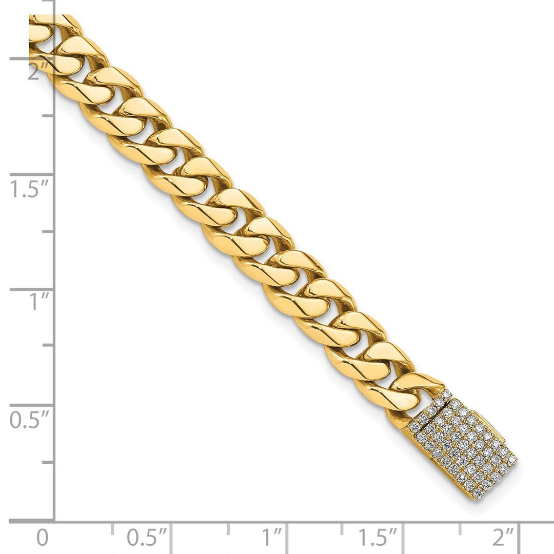 Gold 7mm Link, Other Bracelet, 8.25