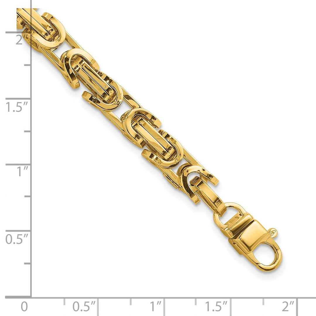 Gold 7mm Link, Other Bracelet, 9