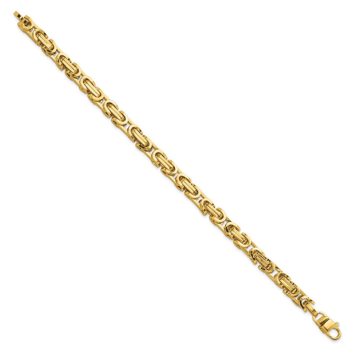 Gold 7mm Link, Other Bracelet, 9" - Bracelet - Design Jewellers Edmonton