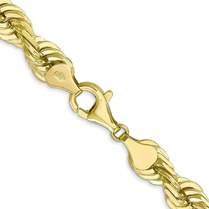 Gold 7mm Rope Chain, 1" - Chain - Design Jewellers Edmonton