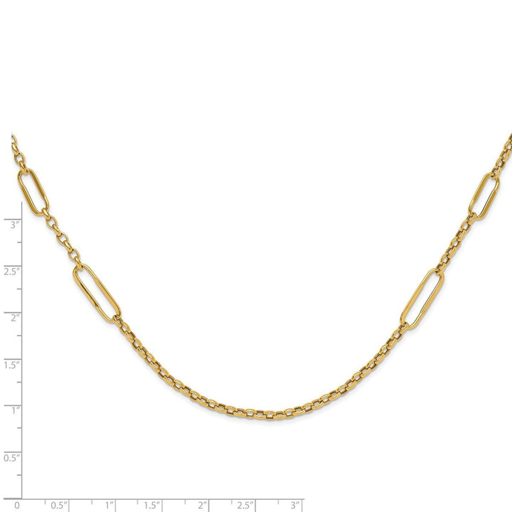 Gold 8.05mm Fancy Necklace, 30" - Necklace - Design Jewellers Edmonton