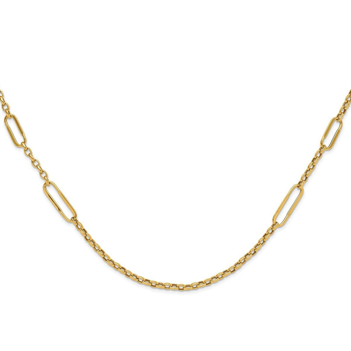 Gold 8.05mm Fancy Necklace, 30" - Necklace - Design Jewellers Edmonton