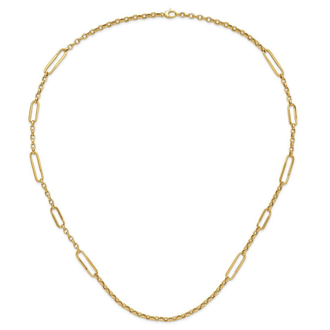 Gold 8.05mm Fancy Necklace, 30