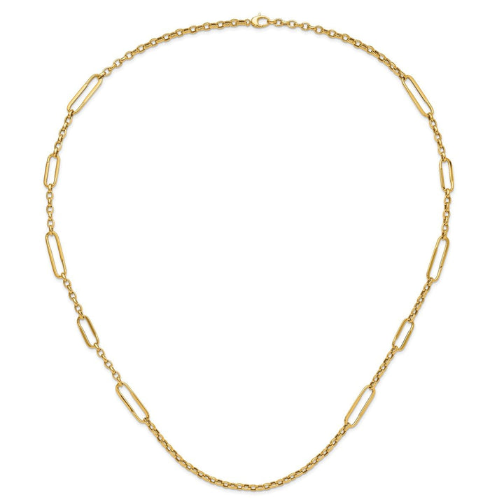 Gold 8.05mm Fancy Necklace, 30" - Necklace - Design Jewellers Edmonton