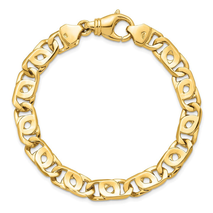 Gold 8.1mm Open Link Chain, 8" - Chain - Design Jewellers Edmonton