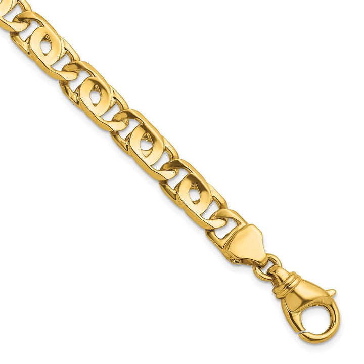 Gold 8.1mm Open Link Chain, 8" - Chain - Design Jewellers Edmonton