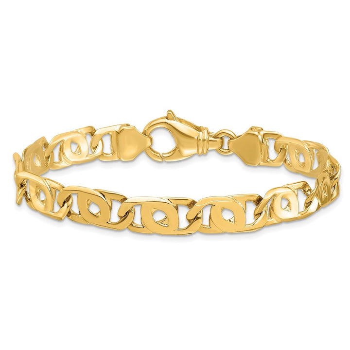Gold 8.1mm Open Link Chain, 8" - Chain - Design Jewellers Edmonton