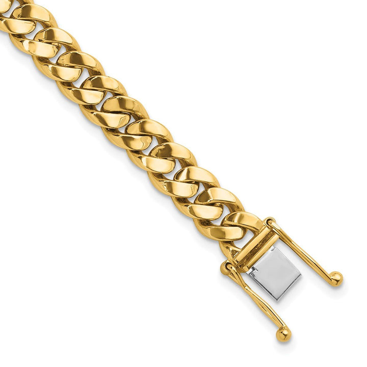 Gold 8.2mm Curb Chain, 7.5" - Chain - Design Jewellers Edmonton