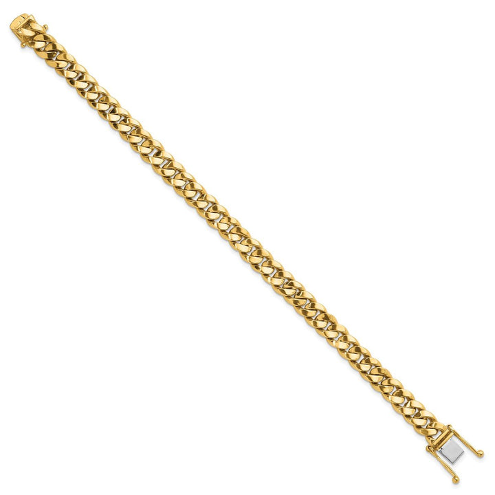 Gold 8.2mm Curb Chain, 7.5" - Chain - Design Jewellers Edmonton