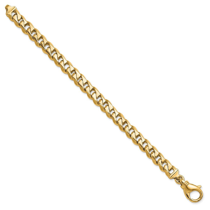 Gold 8.2mm Curb Chain, 8" - Chain - Design Jewellers Edmonton