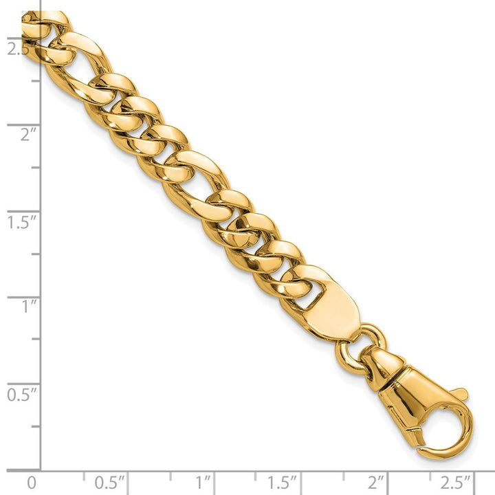 Gold 8.3mm Figaro Chain, 8" - Chain - Design Jewellers Edmonton
