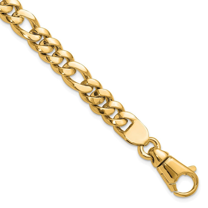 Gold 8.3mm Figaro Chain, 8" - Chain - Design Jewellers Edmonton