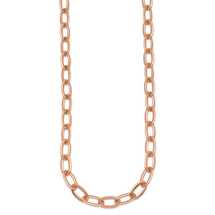 Gold 8.3mm Open Link Chain, 18" - Chain - Design Jewellers Edmonton