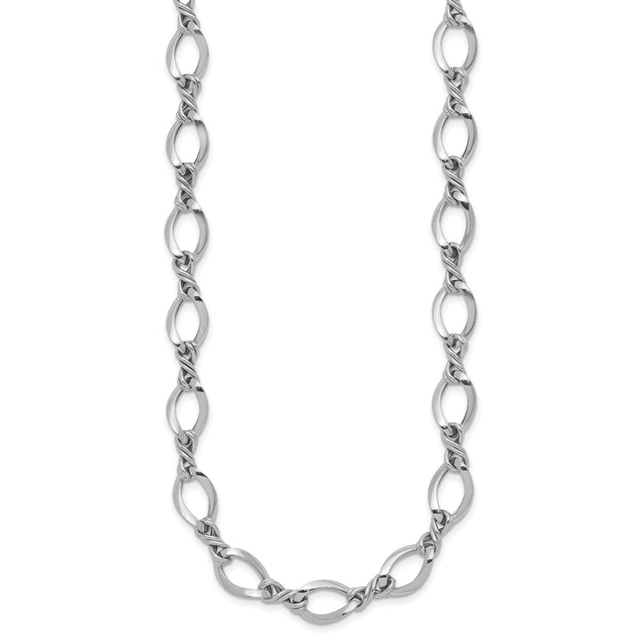 Gold 8.3mm Open Link Necklace, 18" - Necklace - Design Jewellers Edmonton