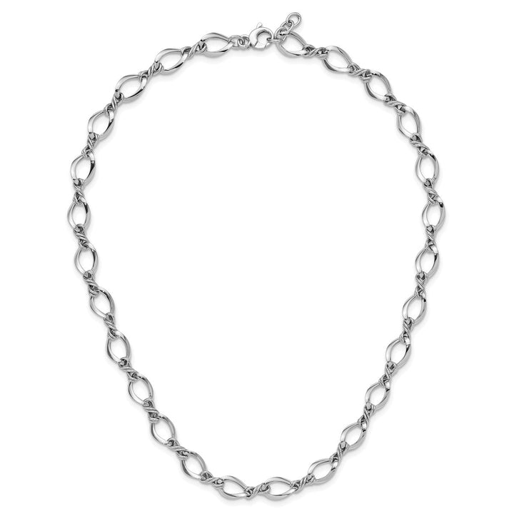 Gold 8.3mm Open Link Necklace, 18" - Necklace - Design Jewellers Edmonton