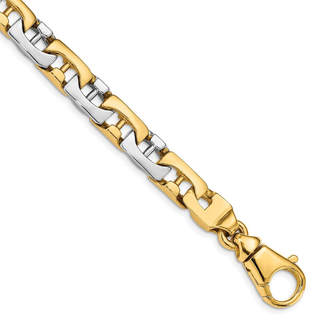 Gold 8.5mm Fancy Chain, 20"