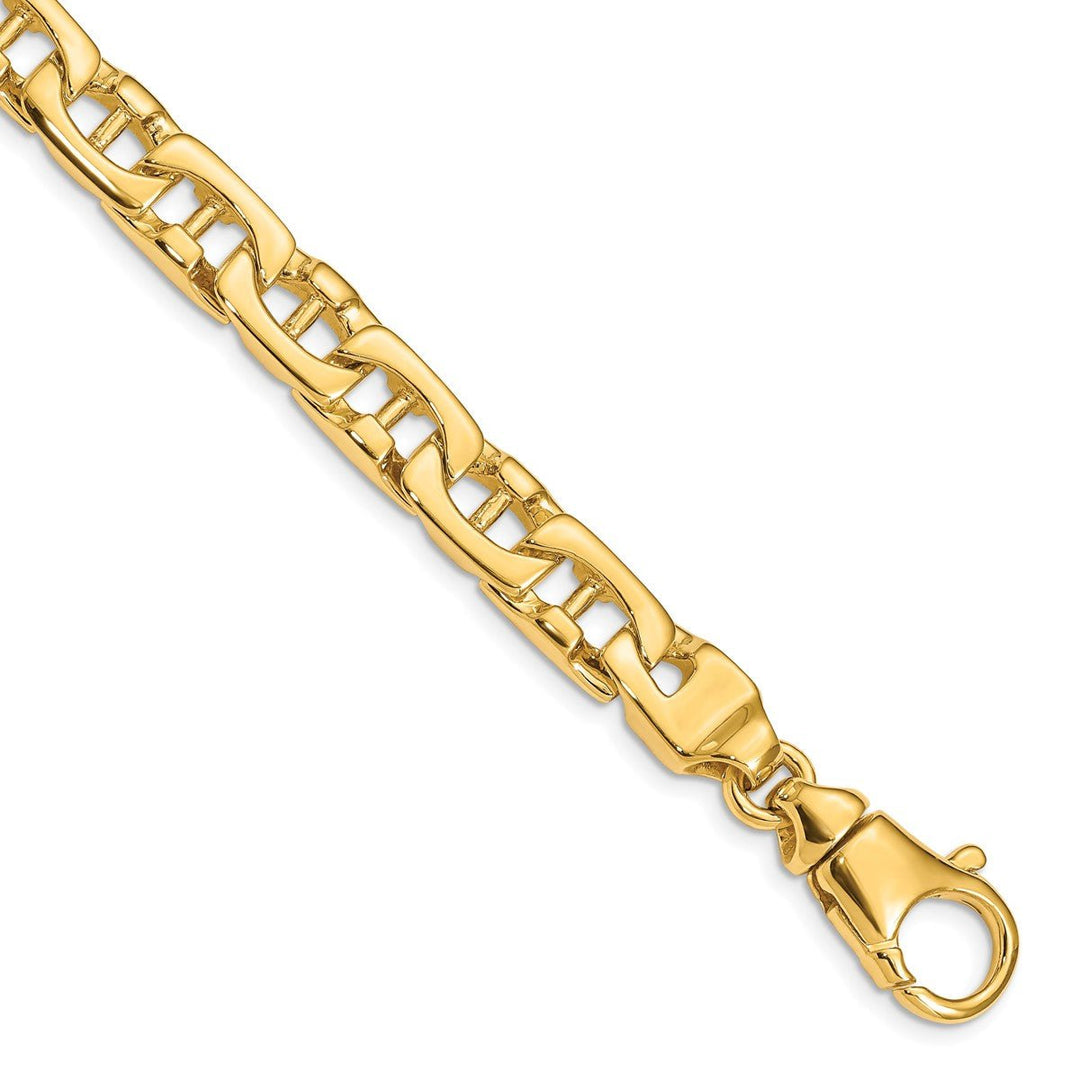 Gold 8.5mm Fancy Necklace, 1"