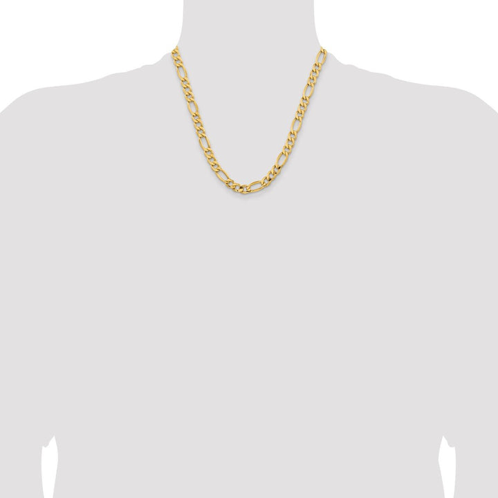 Gold 8.5mm Figaro Chain, 20" - Chain - Design Jewellers Edmonton