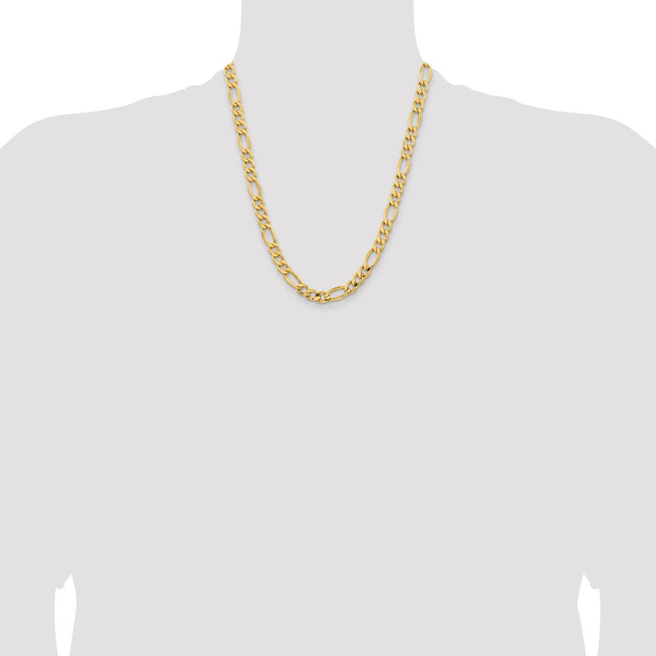 Gold 8.5mm Figaro Chain, 22" - Chain - Design Jewellers Edmonton