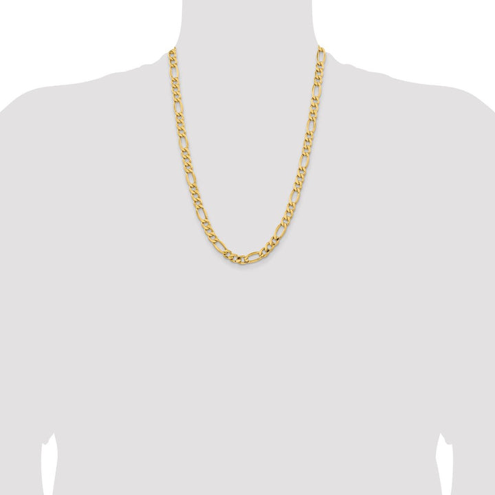 Gold 8.5mm Figaro Chain, 24" - Chain - Design Jewellers Edmonton