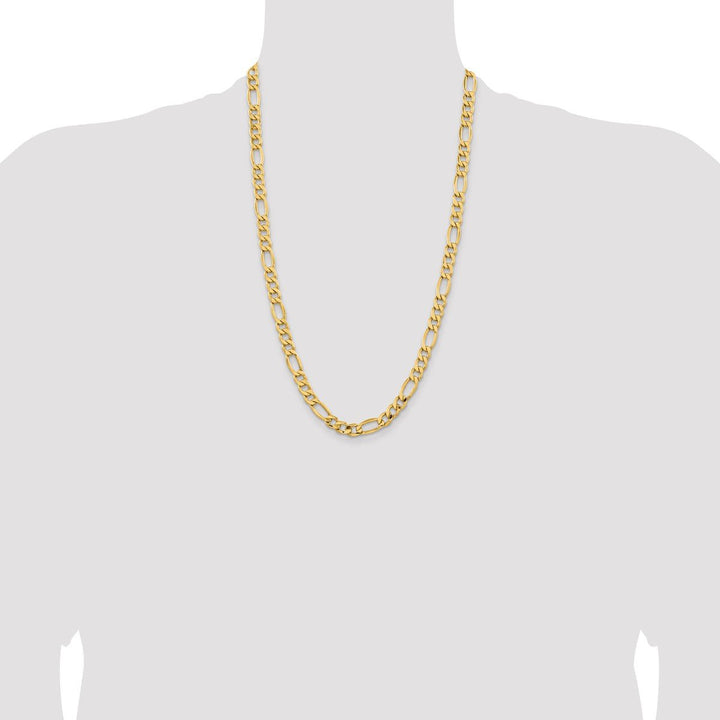 Gold 8.5mm Figaro Chain, 26" - Chain - Design Jewellers Edmonton