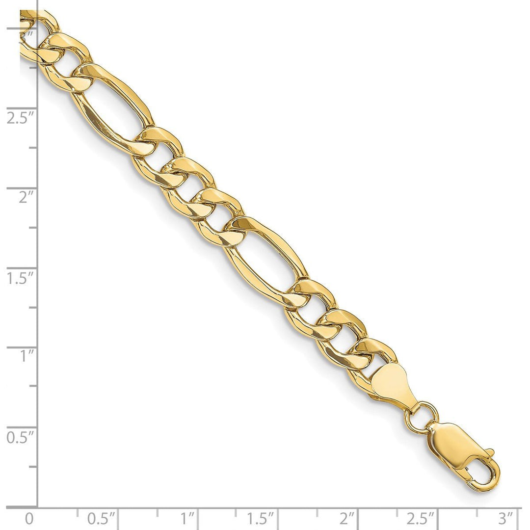 Gold 8.5mm Figaro Chain, 8